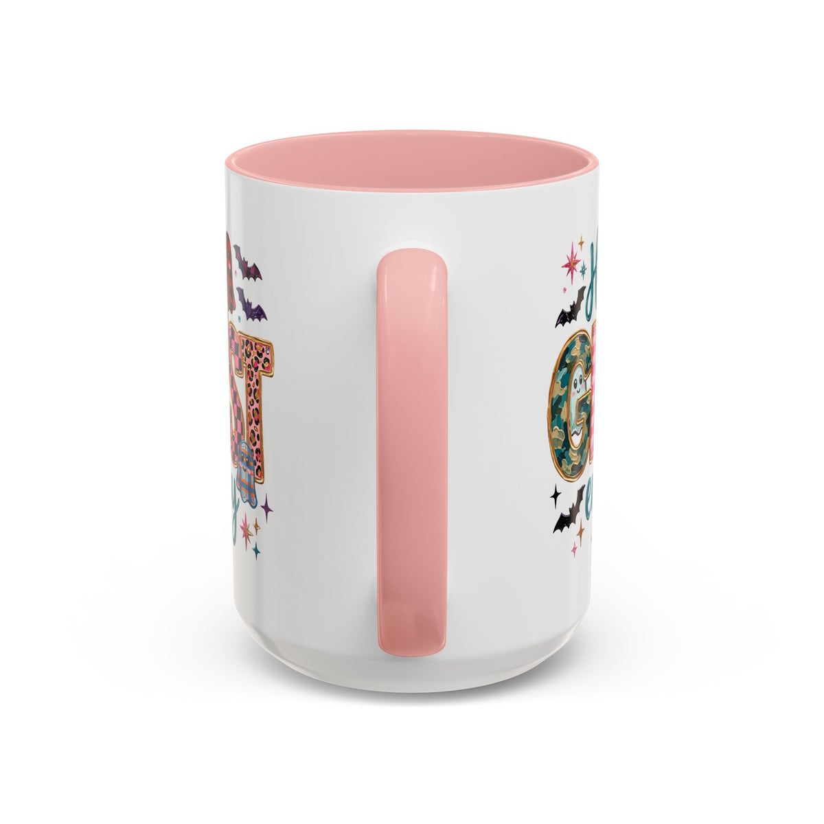 Accent Christian Coffee Mug — "Holy Ghost Energy" Halloween Cute Spooky Ceramic Mug (11/15oz)