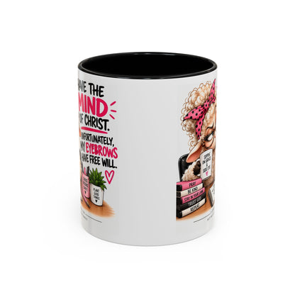 Christian Coffee Mug – "I Have the Mind of Christ" Funny Sheep Design (11/15 oz)