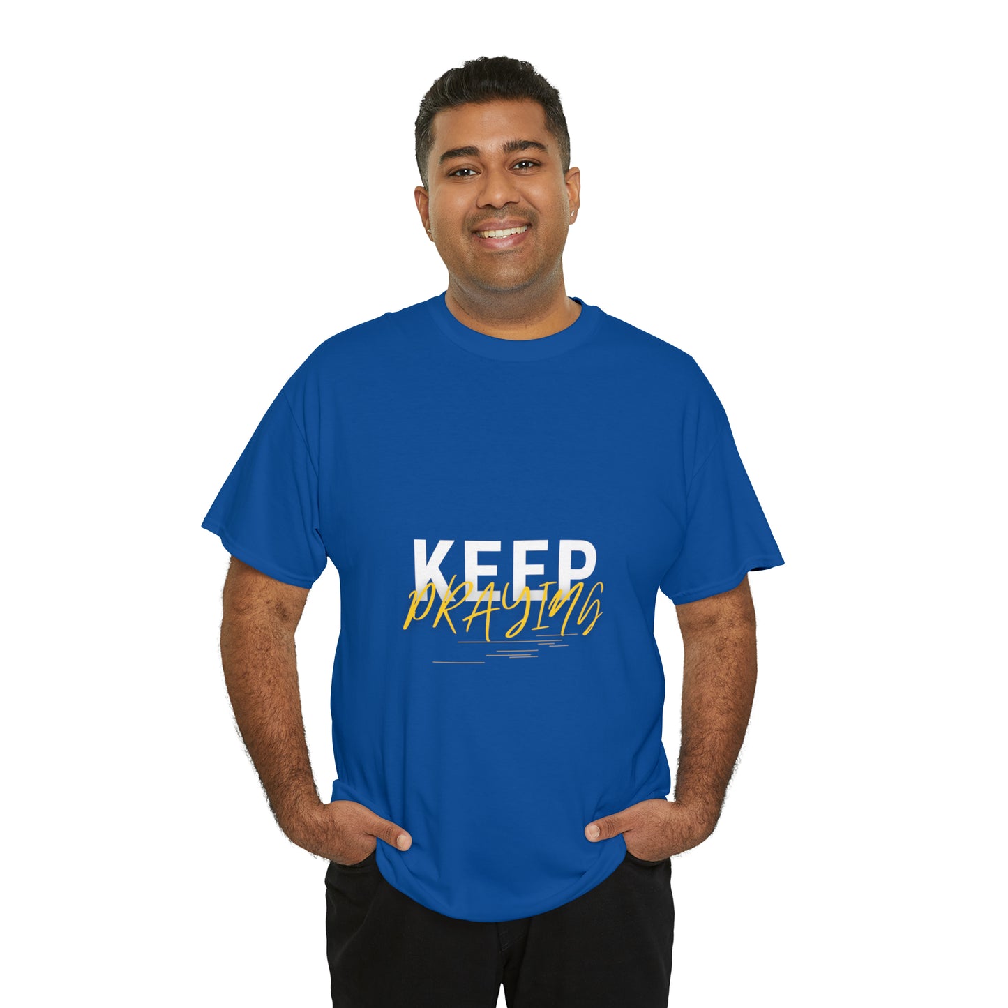 Keep Praying Unisex Heavy Cotton Tee Printify