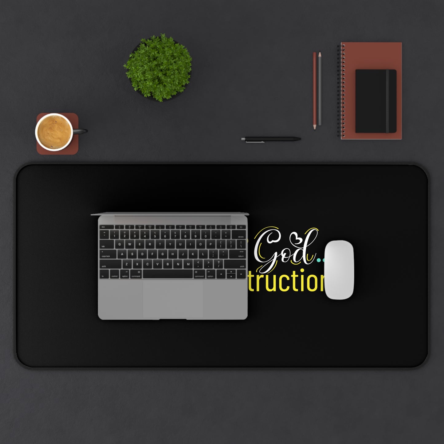 Child Of God Under Construction Christian Computer Keyboard Mouse Desk Mat