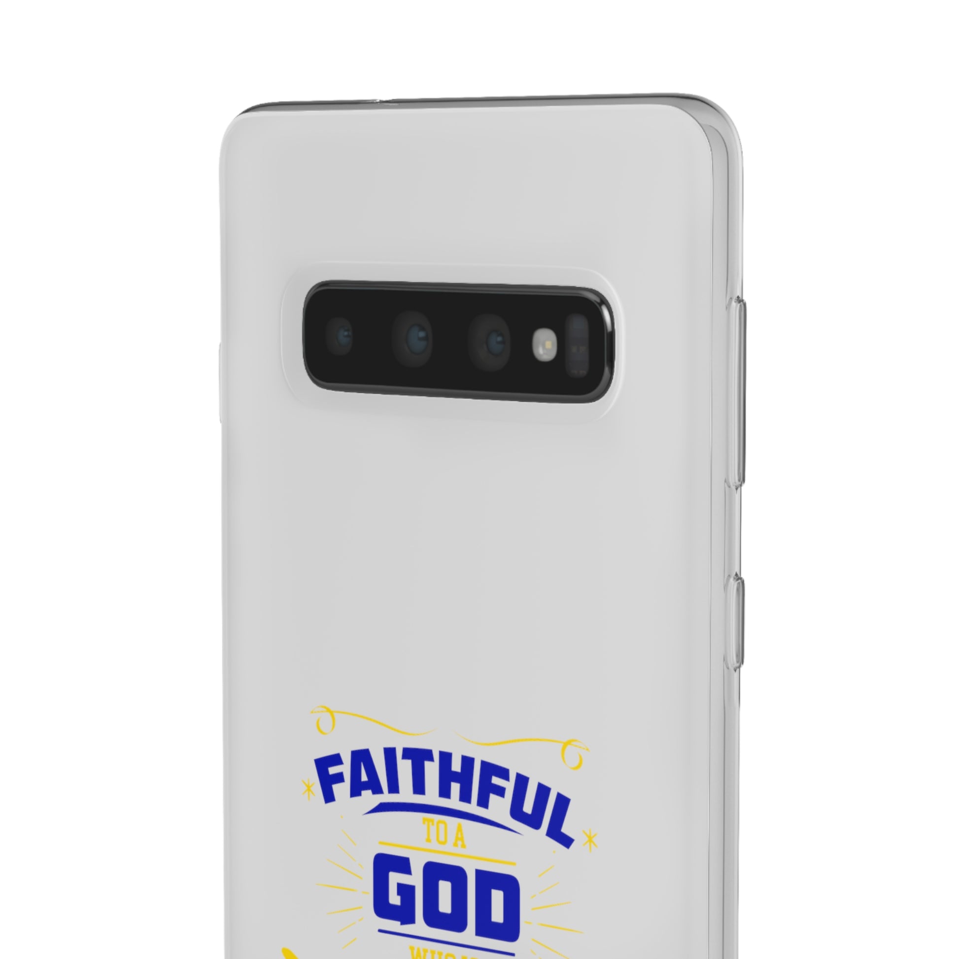 Faithful To A God Who Is Faithful Through Generations Flexi Phone Case Printify