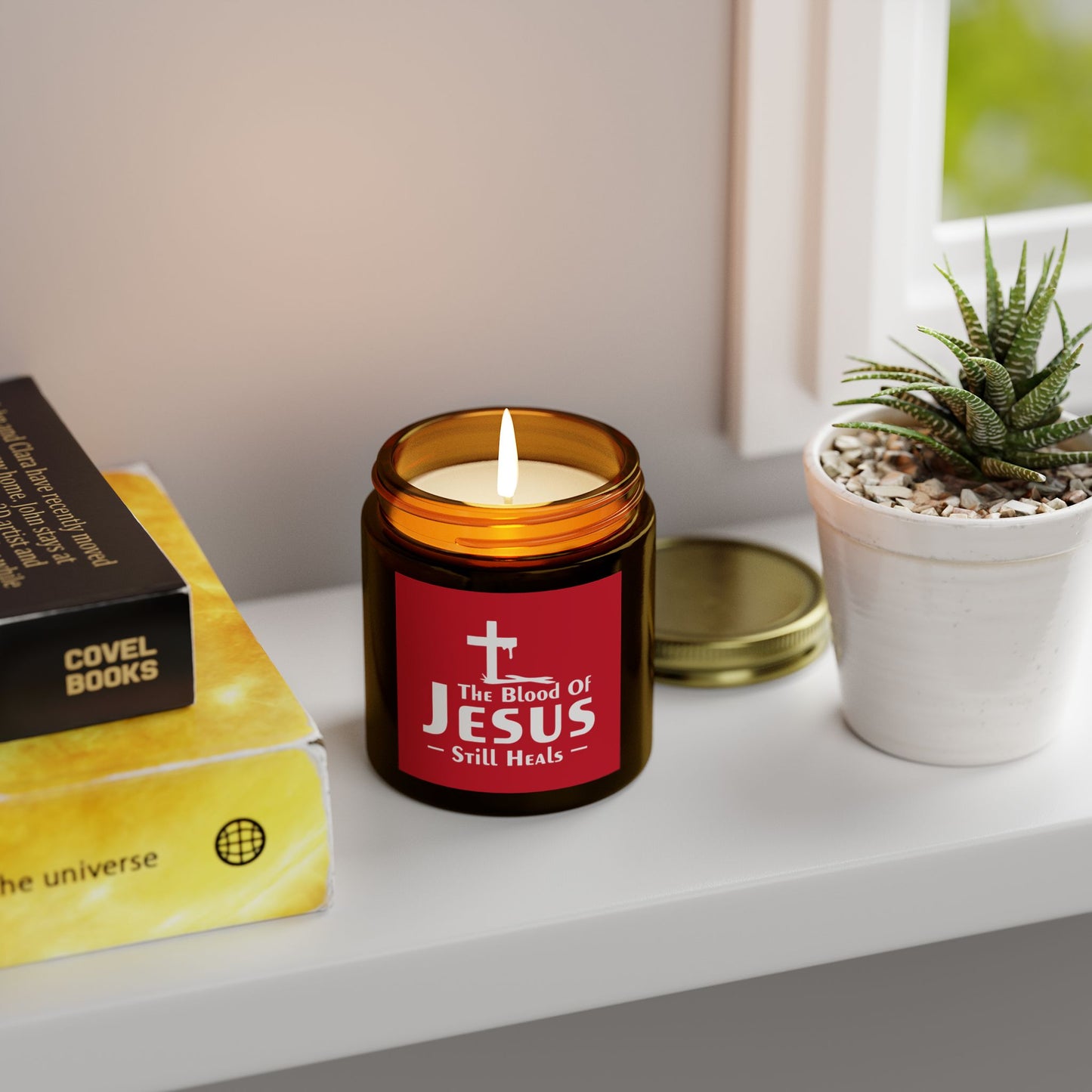 The Blood Of Jesus Still Heals Christian Scented Candle (4oz, 9oz)