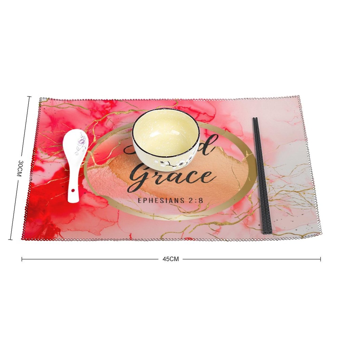 Saved By Grace Christian Table Placemat Set of 4