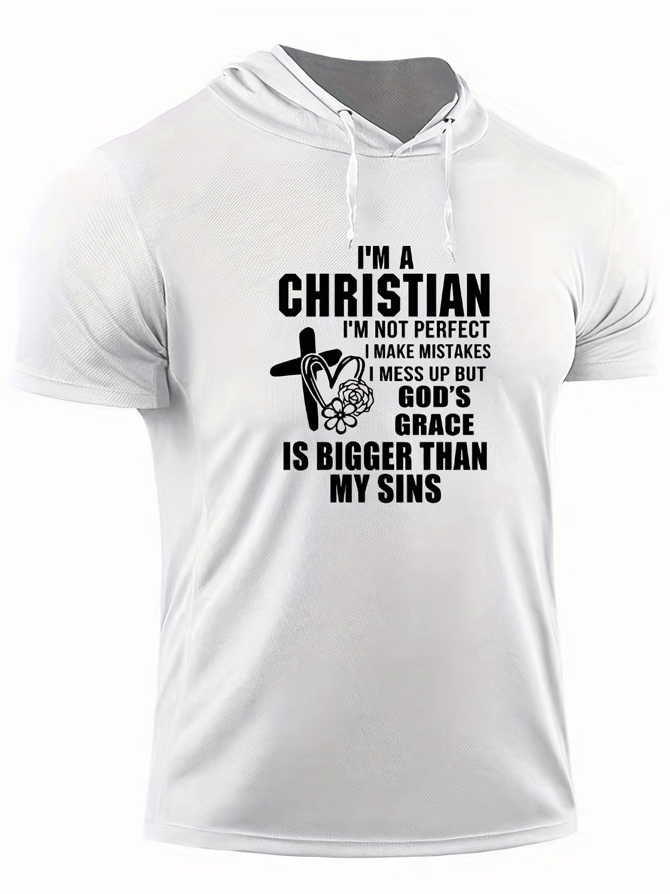 God's Grace Is Bigger Than My Sins Plus Size Men's Christian T-shirt claimedbygoddesigns
