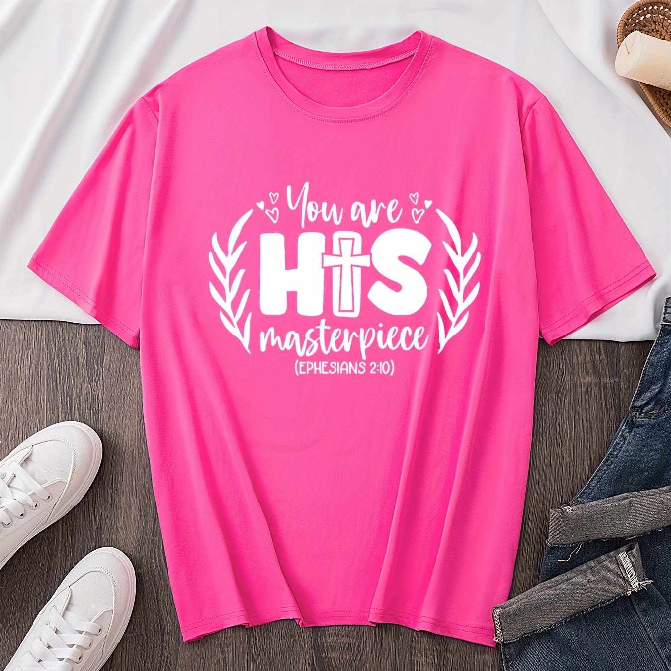 You Are His Masterpiece Plus Size Women's Christian T-shirt claimedbygoddesigns