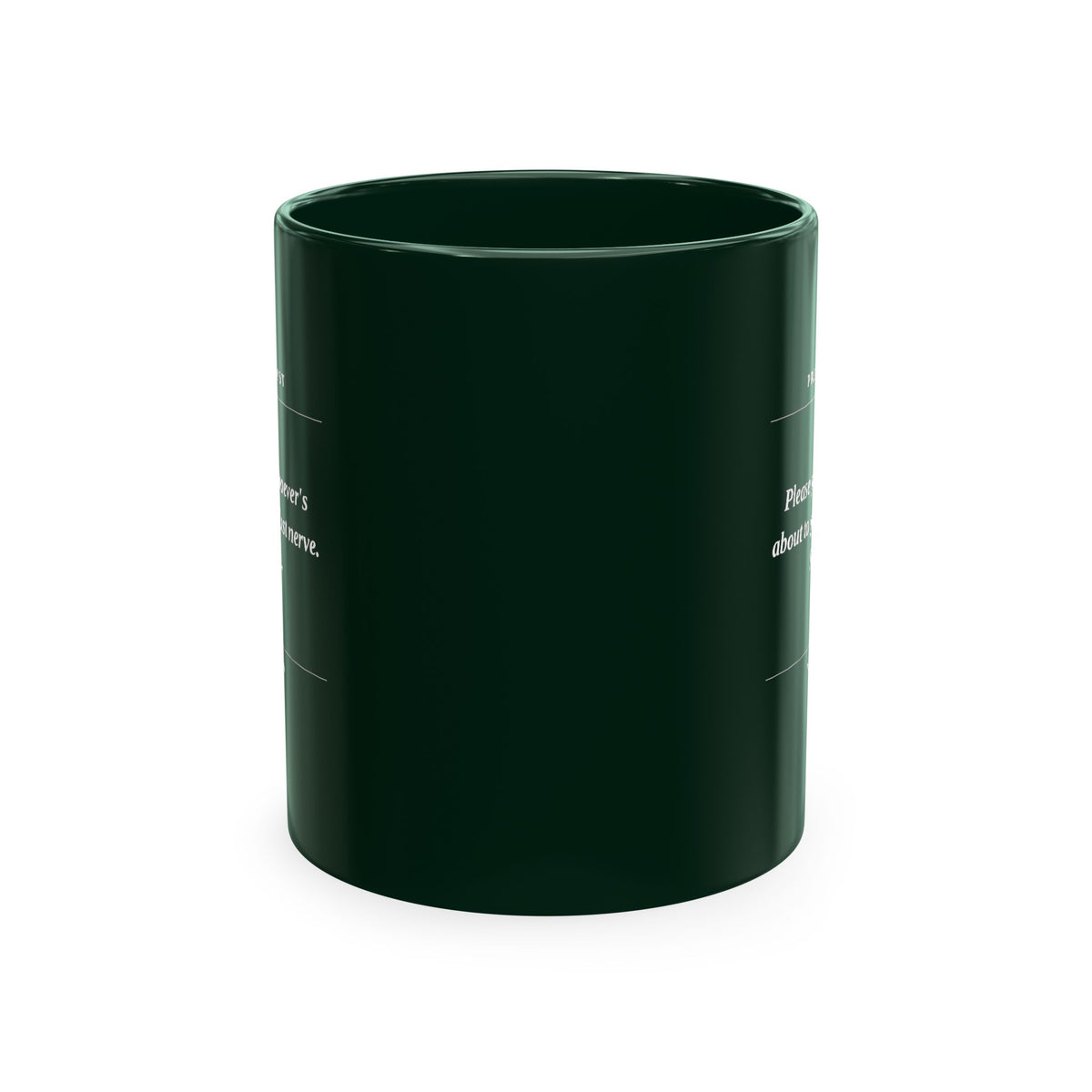 Prayer Request Ceramic Mug — Humorous 'Pray for Whoever Gets on My Last Nerve' Coffee Cup