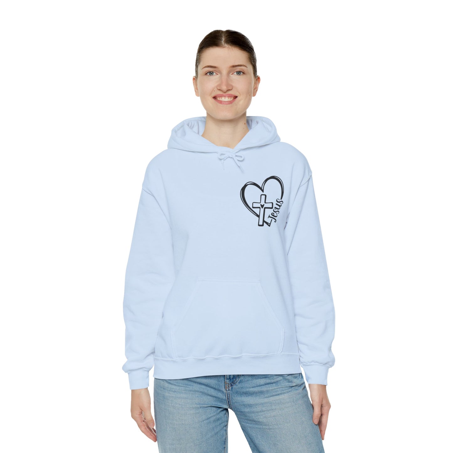 Jesus I Found My Hope  Unisex Christian Hooded Pullover Sweatshirt