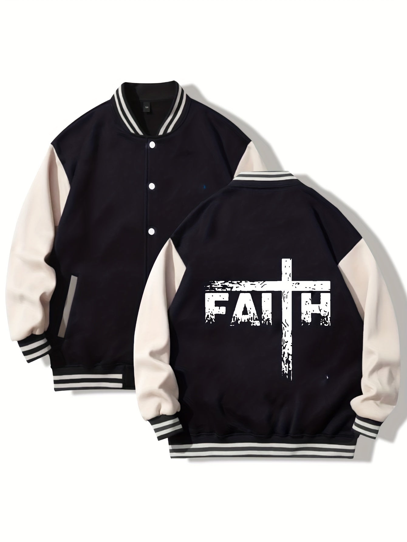 Faith Men's Christian Jacket claimedbygoddesigns