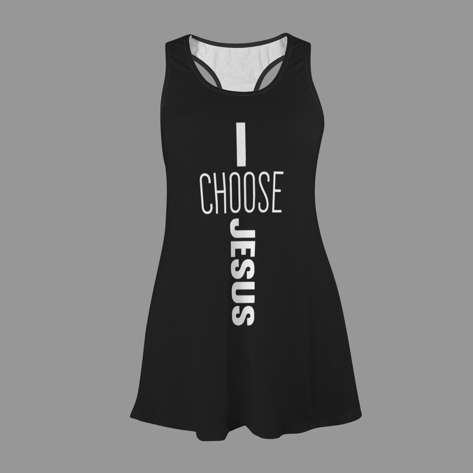 I Choose Jesus Women's Christian Racer Vest Pajama Nightdress