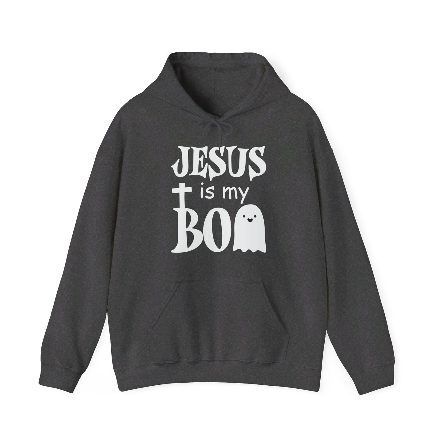 Jesus Is My Boo Halloween Unisex Christian Pullover Hooded Sweatshirt