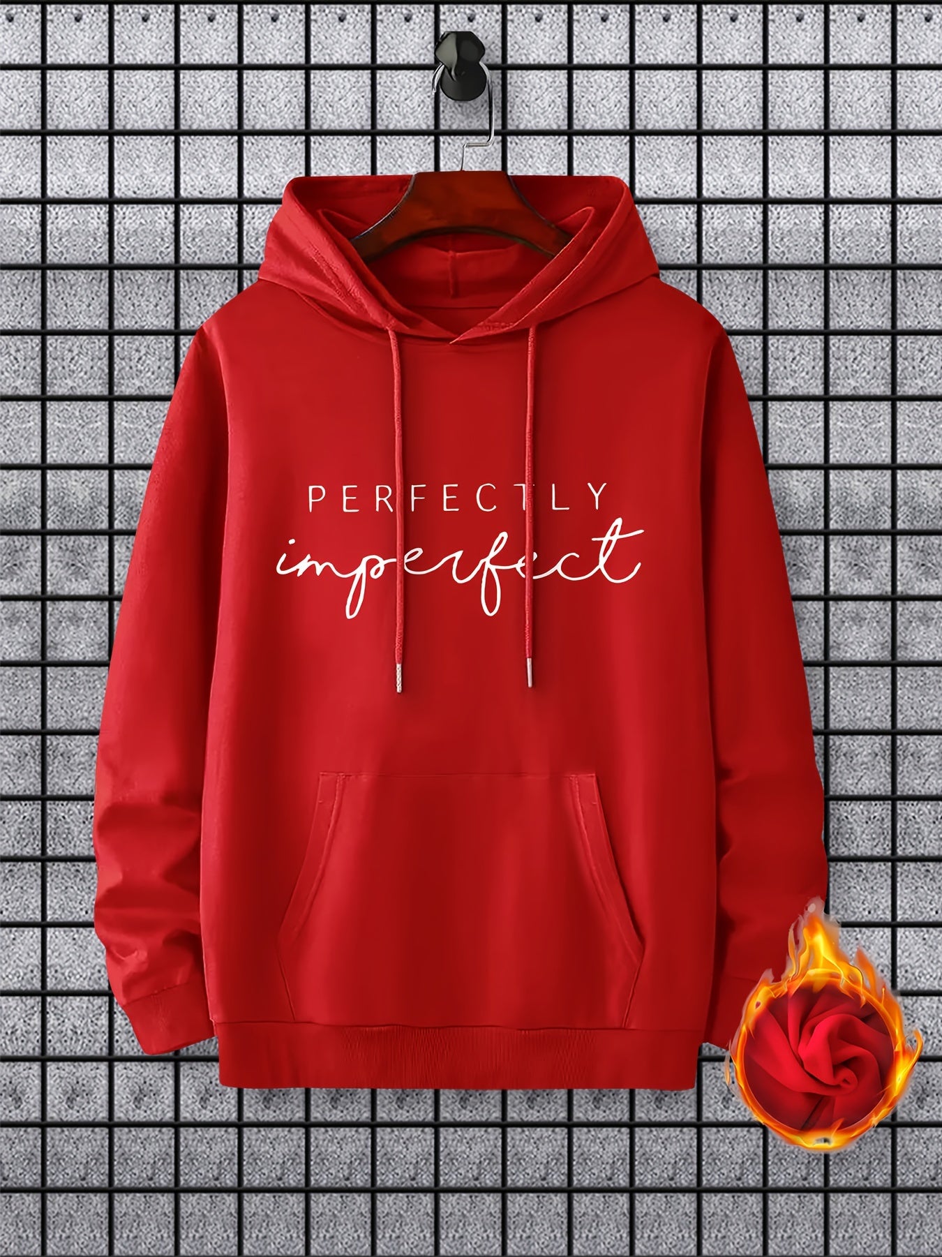 Perfectly Imperfect Men's Christian Pullover Hooded Sweatshirt claimedbygoddesigns