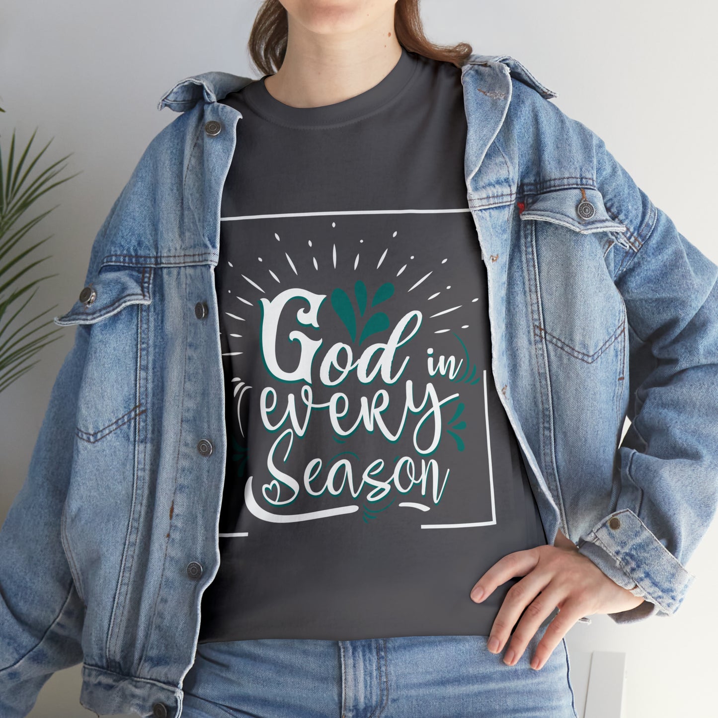 God In Every Season Unisex Heavy Cotton Tee