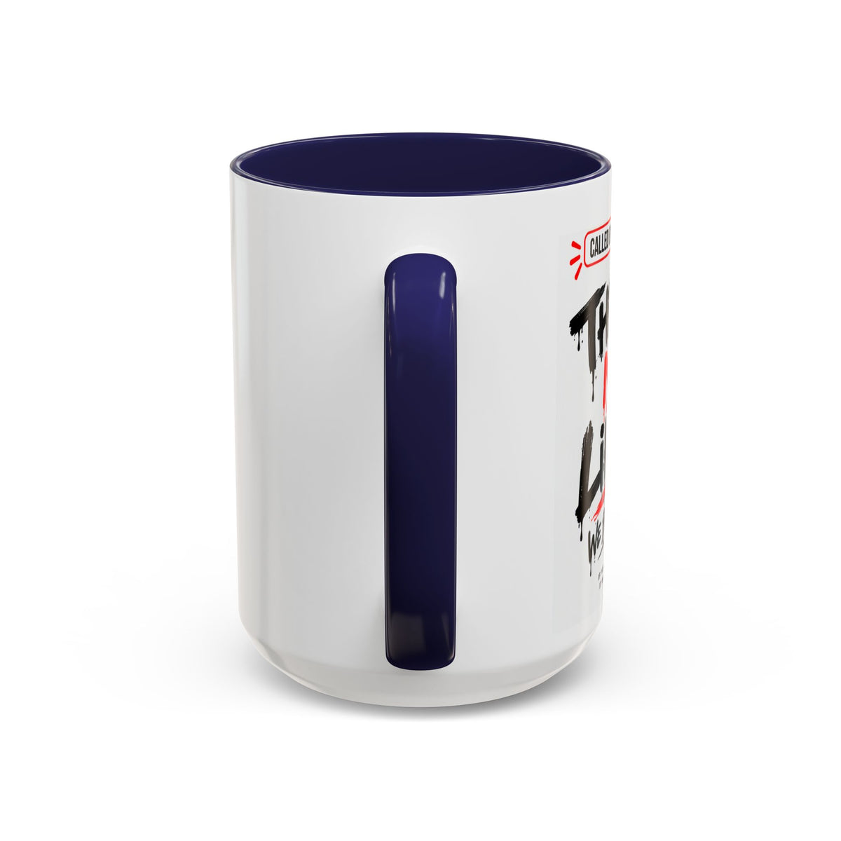 They Not Like Us, We Belong to Jesus Personalized Christian Coffee Mug — Called by Name Accent Mug (15oz)