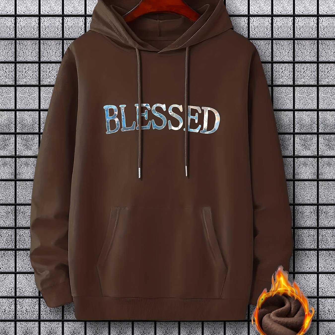 Blessed Men's Christian Pullover Hooded Sweatshirt claimedbygoddesigns