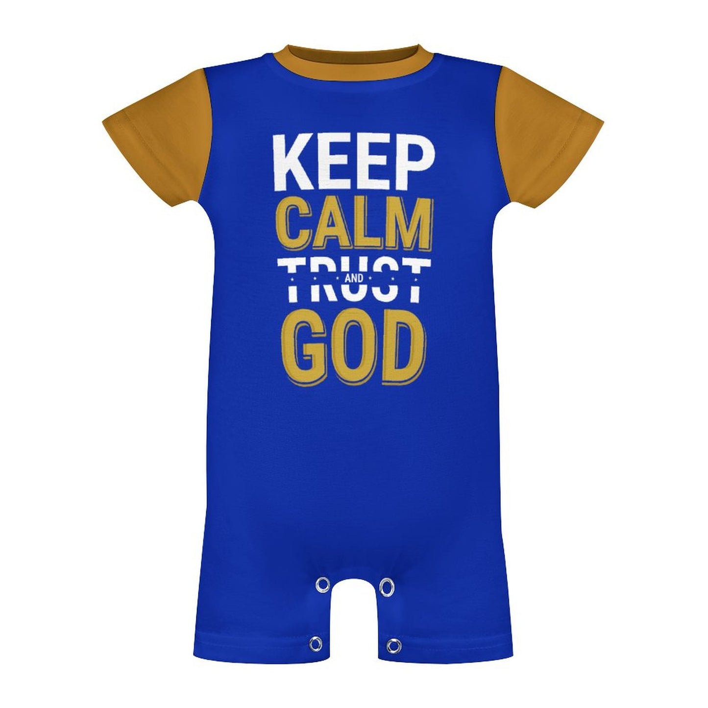 Keep Calm And Trust God Christian Baby Onesie SALE-Personal Design