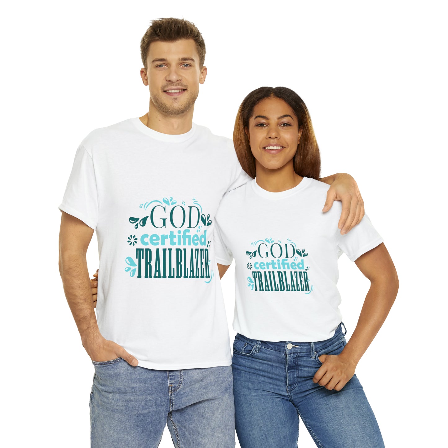 God Certified Trailblazer Unisex Heavy Cotton Tee