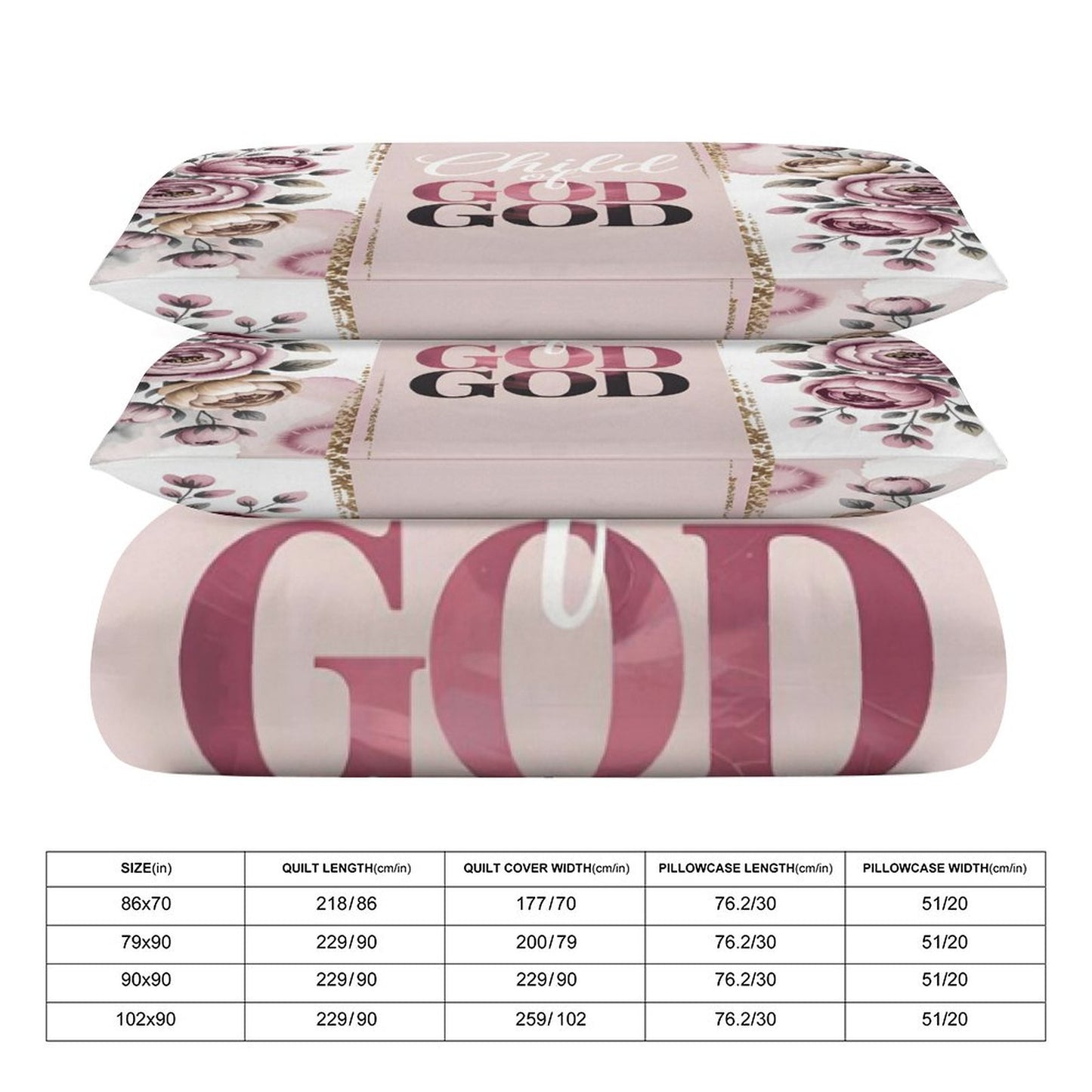 Child Of God 3-Piece Christian Bedding Set