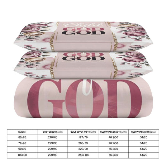 Child Of God 3-Piece Christian Bedding Set