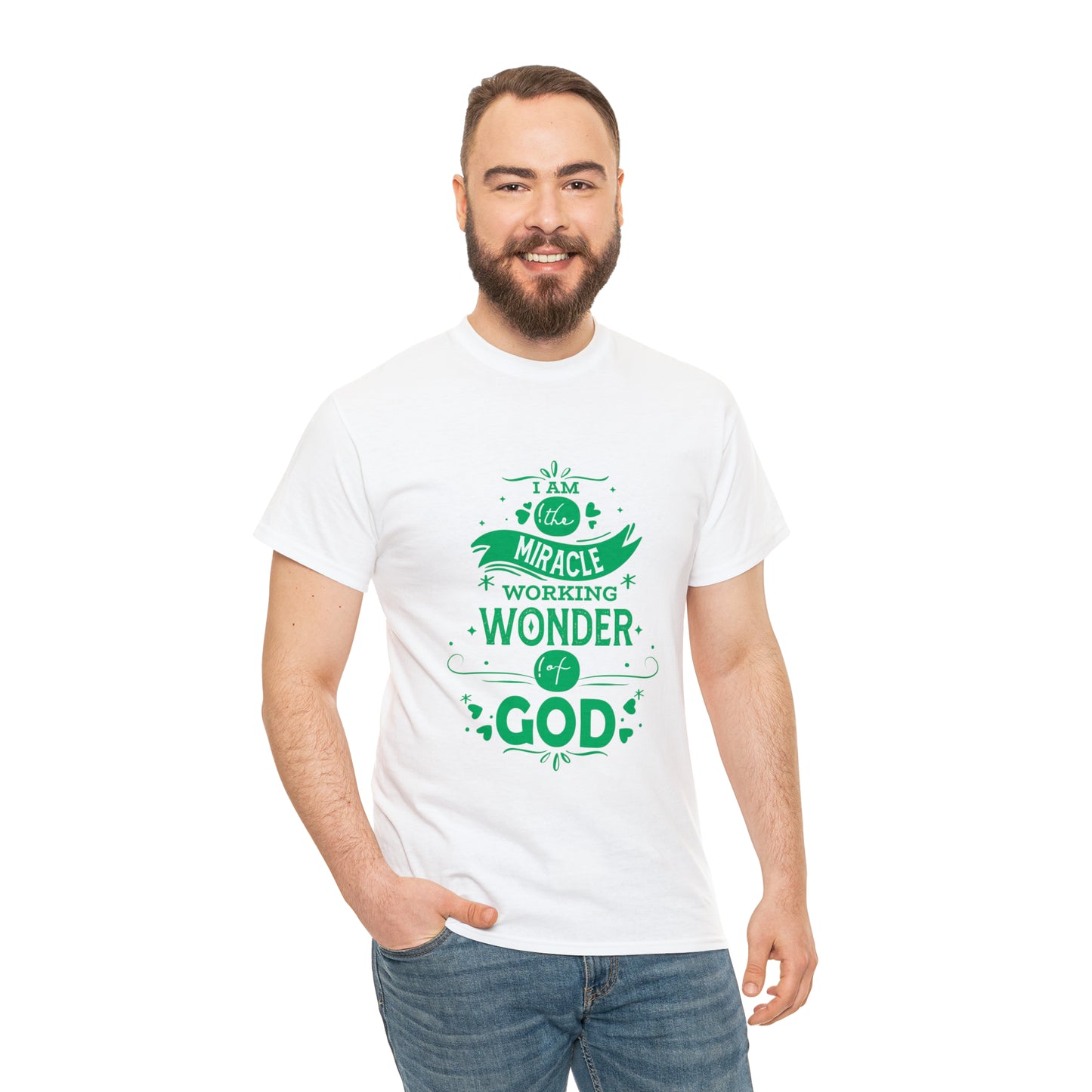 I Am The Miracle Working Wonder Of God Unisex Heavy Cotton Tee