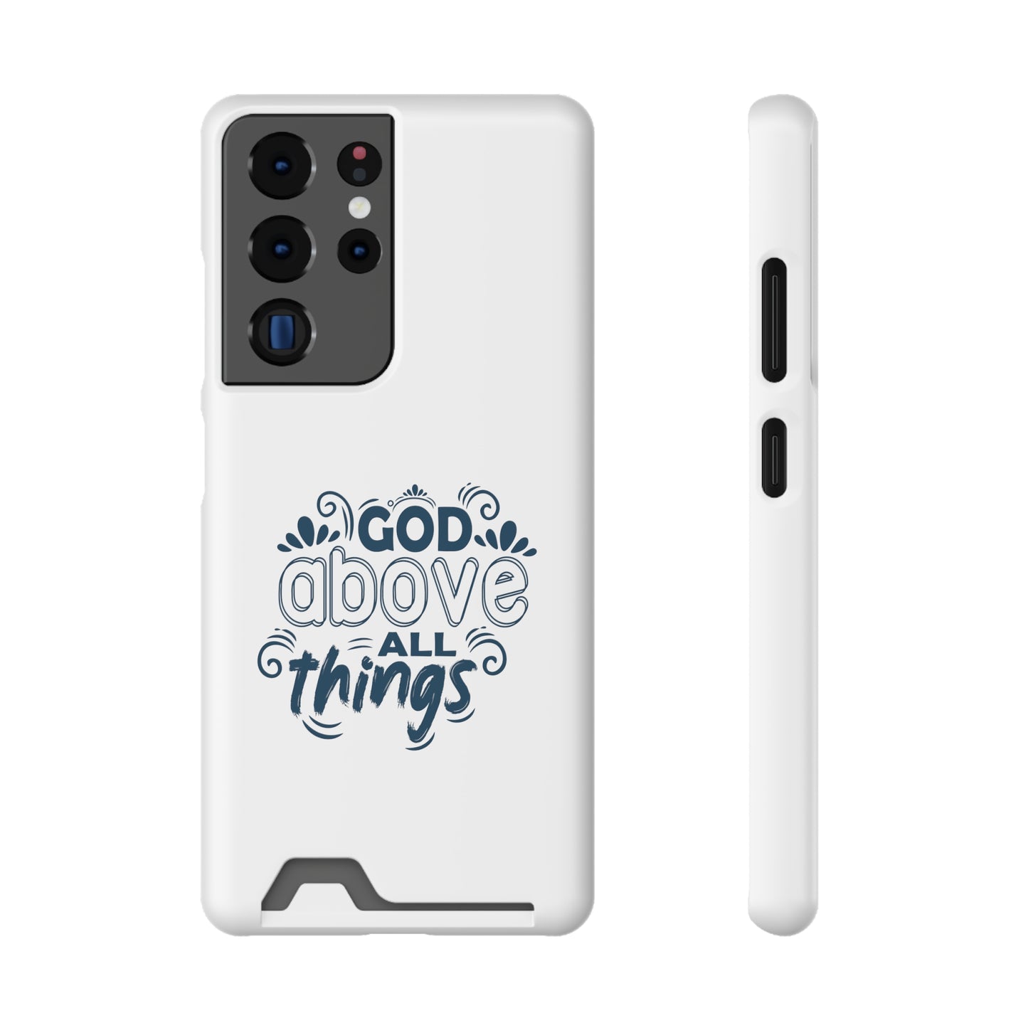 God Above All Things Phone Case With Card Holder
