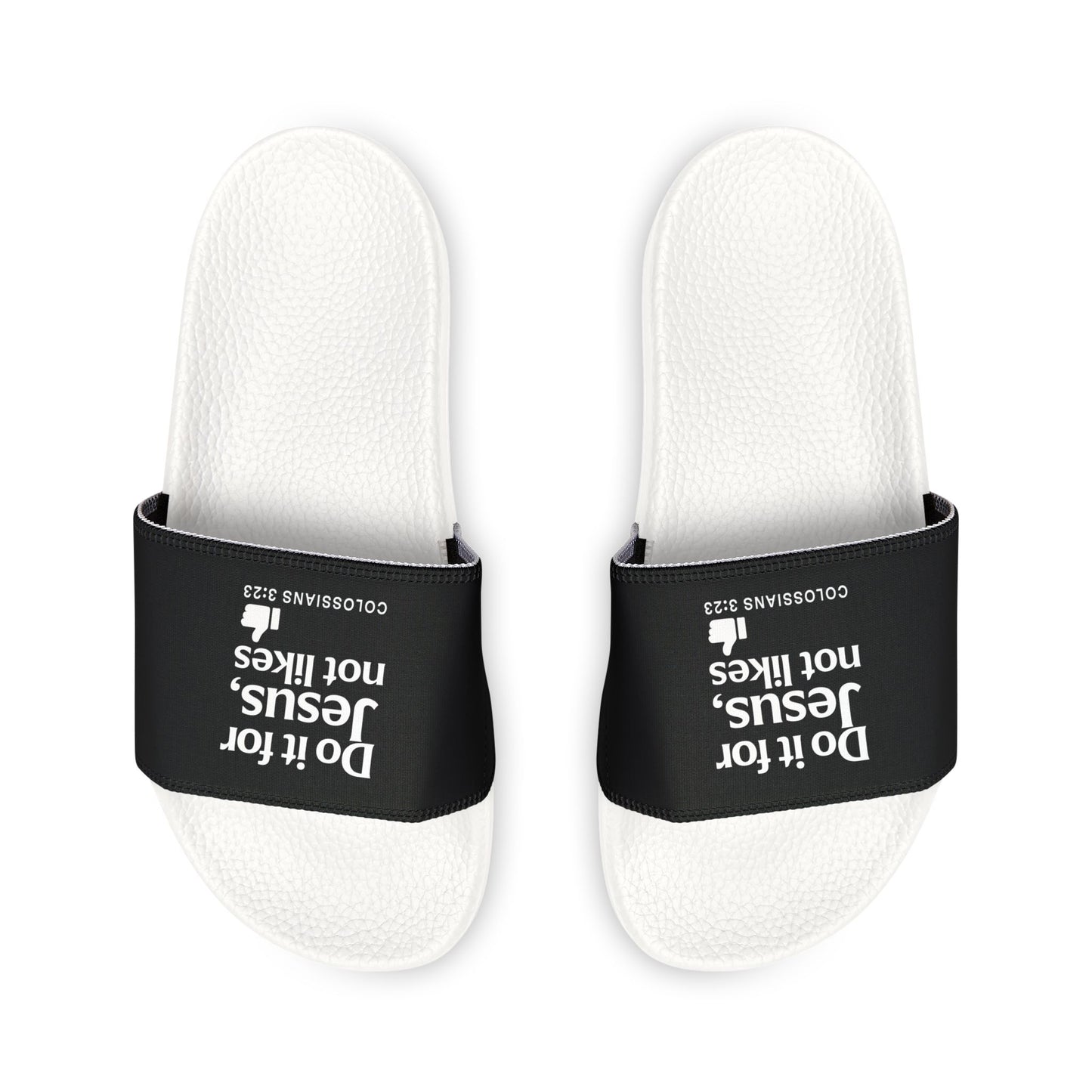 Inspirational Youth Sandals: Faith - Based Comfort for Summer, Do It for Him, Casual Footwear, Stylish Kids' Sandals, Perfect Gift for [...] - ClaimedbyGodDesigns