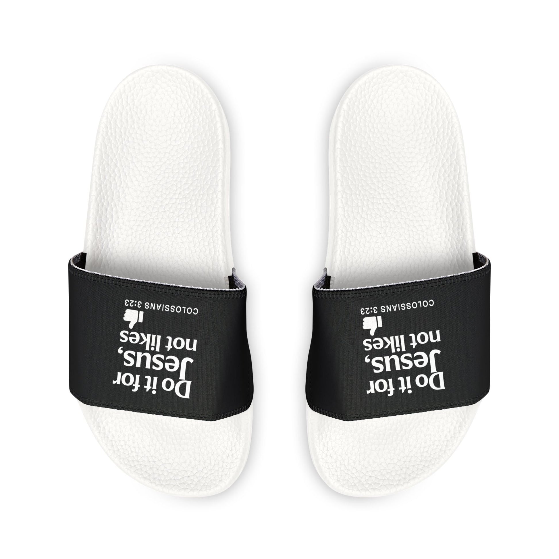 Inspirational Youth Sandals: Faith - Based Comfort for Summer, Do It for Him, Casual Footwear, Stylish Kids' Sandals, Perfect Gift for [...] - ClaimedbyGodDesigns