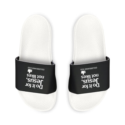 Inspirational Youth Sandals: Faith - Based Comfort for Summer, Do It for Him, Casual Footwear, Stylish Kids' Sandals, Perfect Gift for [...] - ClaimedbyGodDesigns