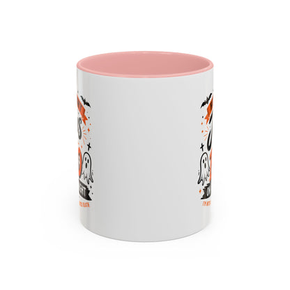 Christian Coffee Mug — "He's My Light, Jesus Is My Boo" Halloween Accent Mug