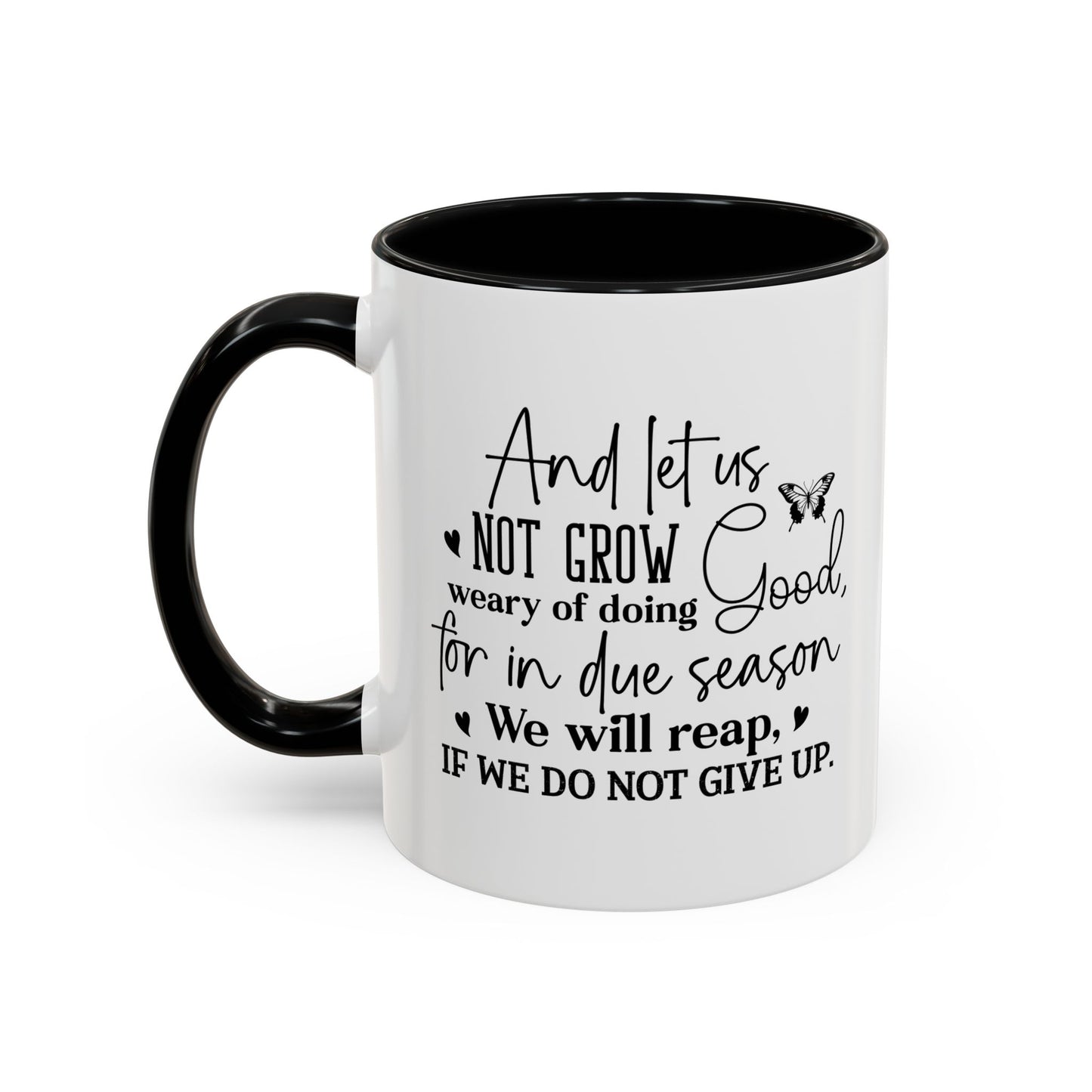 Christian Ceramic Mug - Due Season Accent Coffee Mug (11, 15oz)