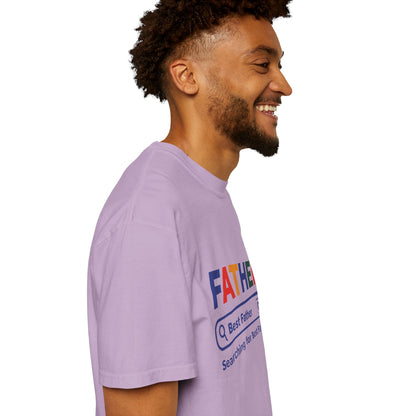 Best Father Garment - Dyed T-Shirt, Funny Dad Tee, Personalized Gift for Father's Day, Trendy Father's Day T-Shirt, Parenting Humor - ClaimedbyGodDesigns