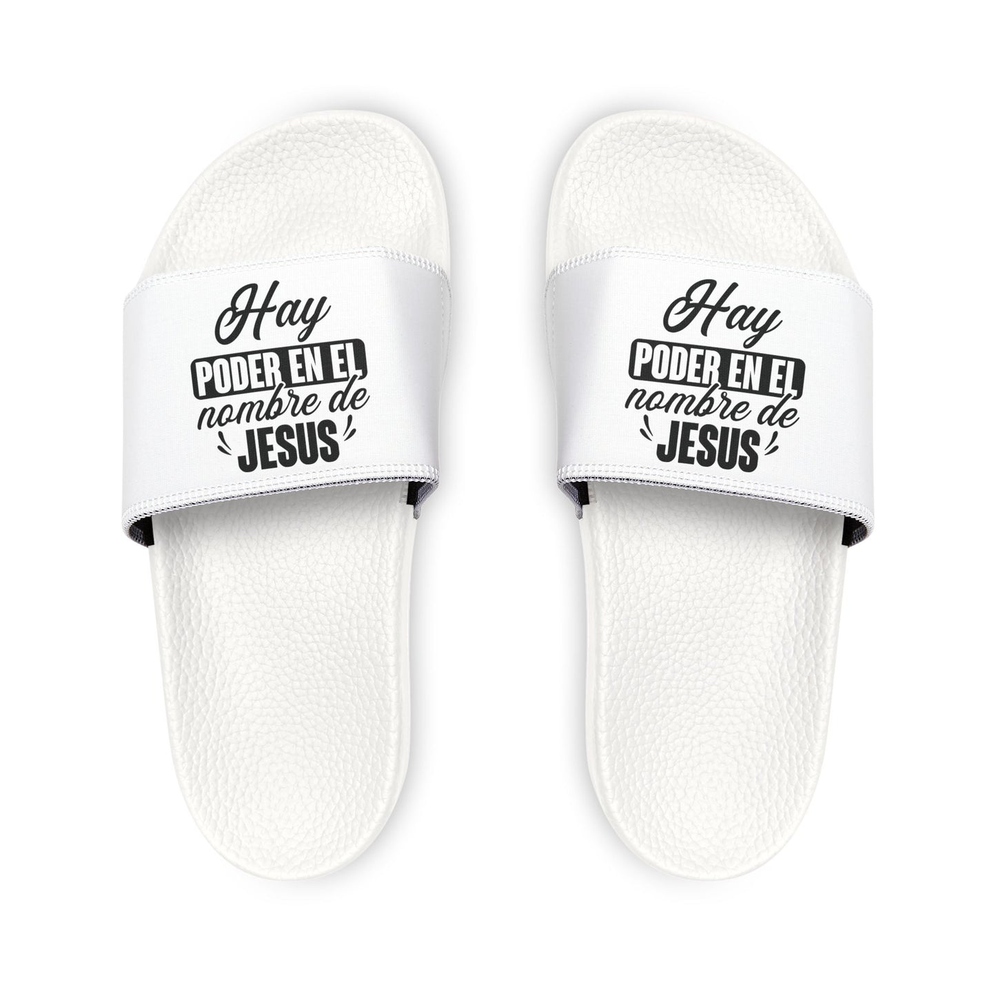 Faith - Inspired Youth Spanish Sandals | Summer Footwear, Vacation Slides, Casual Shoes, Christian Gifts for Kids, Stylish Comfort - ClaimedbyGodDesigns