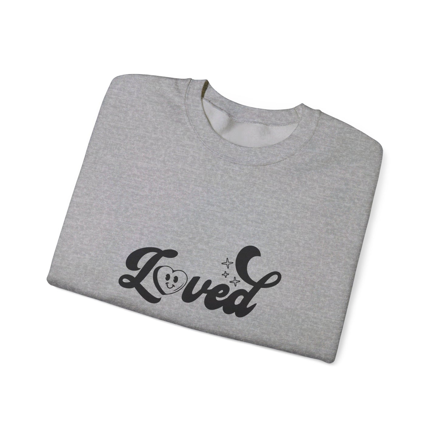 Romans 5:8 You Are Loved More Than You Will Ever Know Unisex Heavy Blend™ Crewneck Christian Sweatshirt