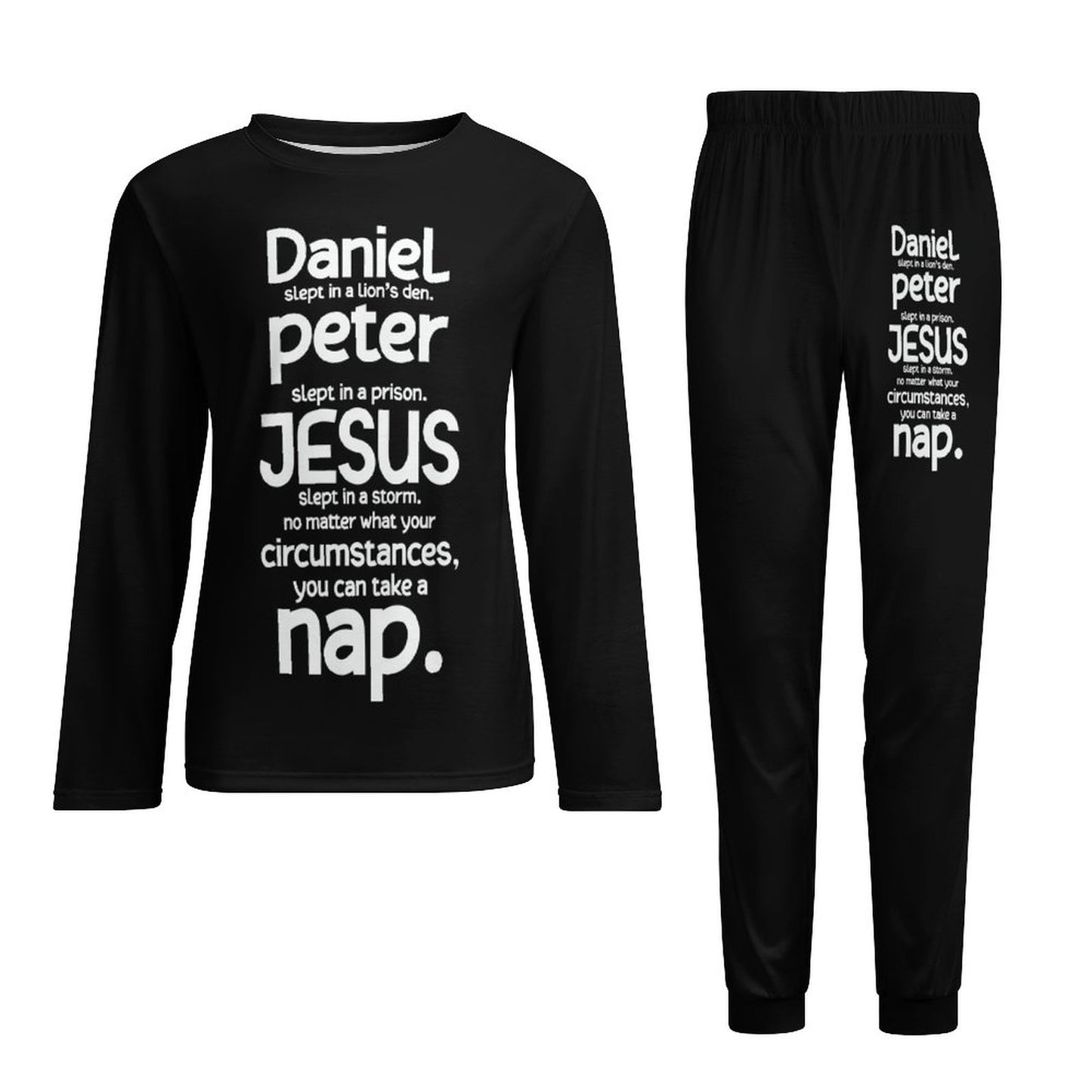 You Can Take A Nap Funny Men's Christian Pajamas