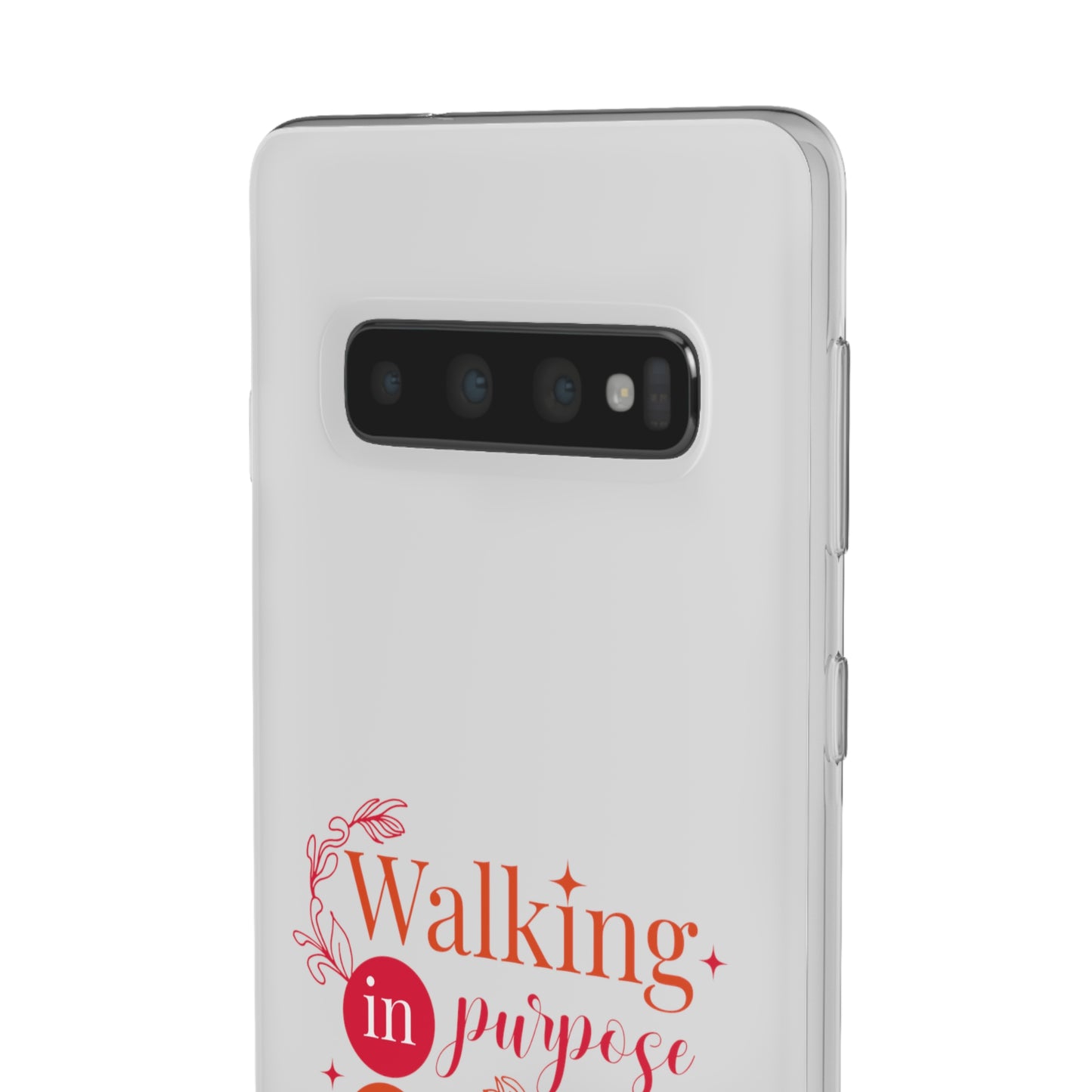 Walking In Purpose On Purpose For His Purpose  Flexi Phone Case