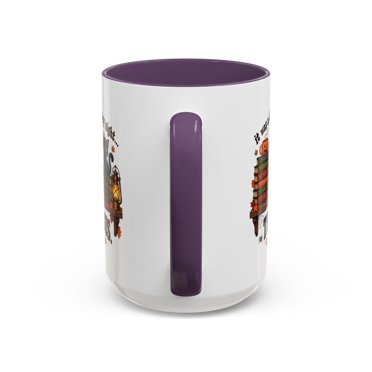Halloween Christian Coffee Mug — “It Was a Dark and Spooky Night… Then Jesus” Accent Mug