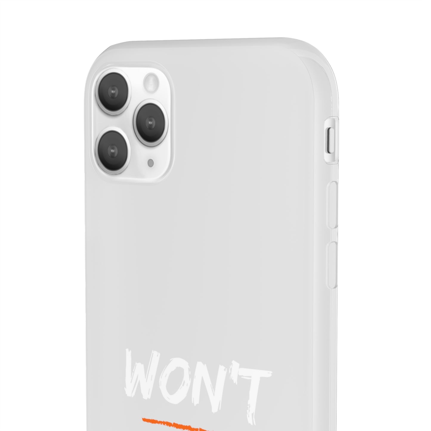 Won't Live Without Jesus Christian Flexi Phone Case Printify