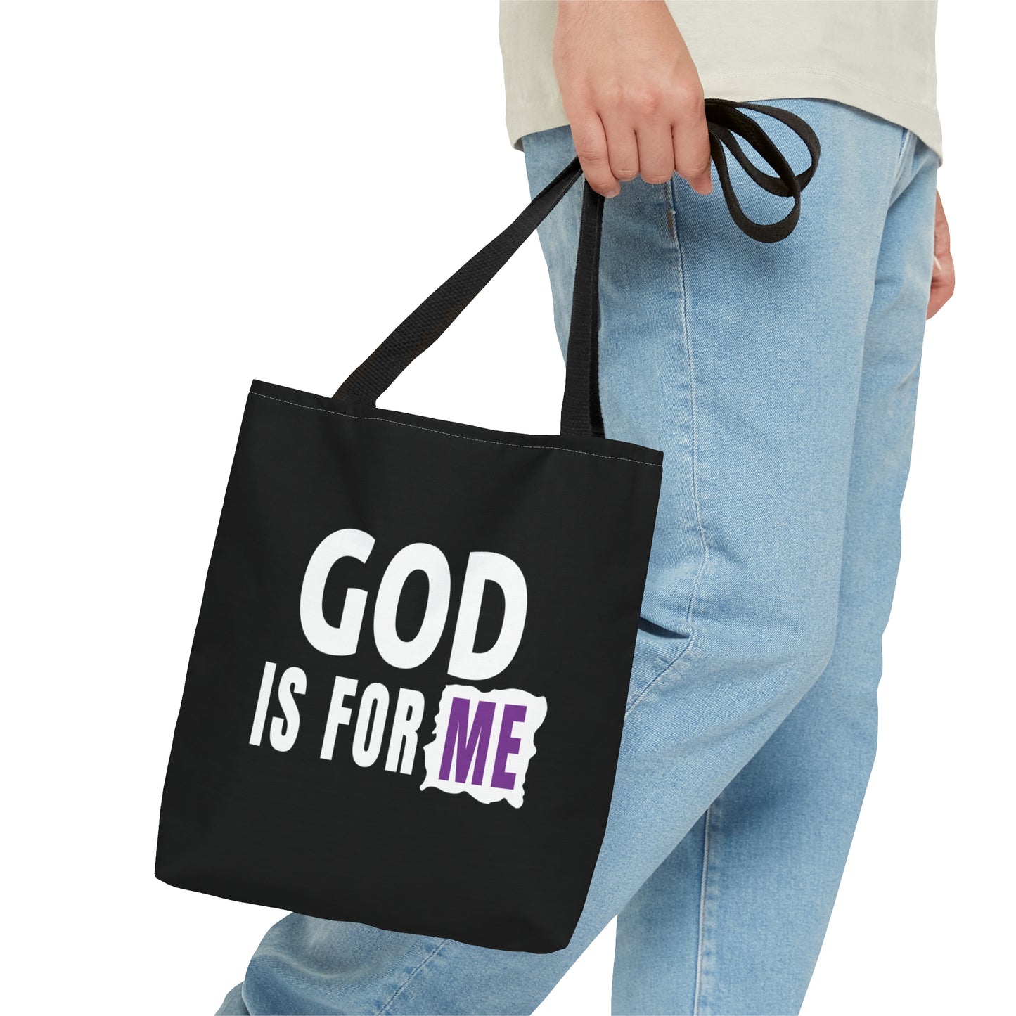 God Is For Me Christian Tote Bag Printify