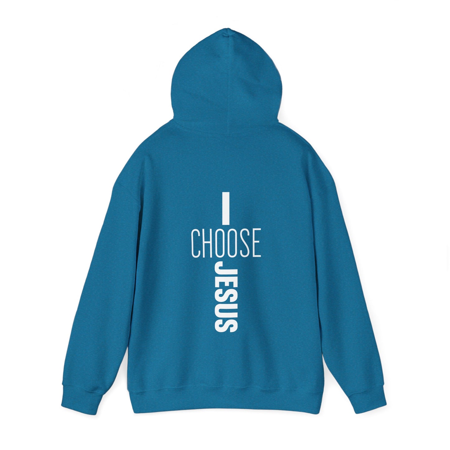 I Choose Jesus Unisex Christian Hooded Pullover Sweatshirt