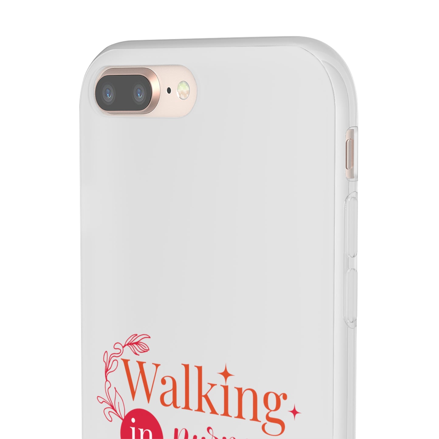 Walking In Purpose On Purpose For His Purpose  Flexi Phone Case