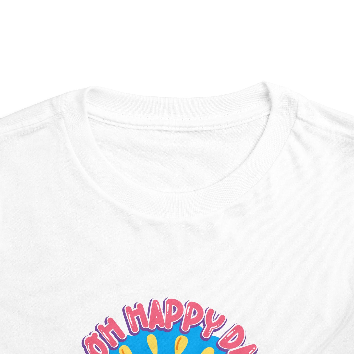 Oh Happy Day When Jesus Washed My Sins Away Christian Toddler T-Shirt