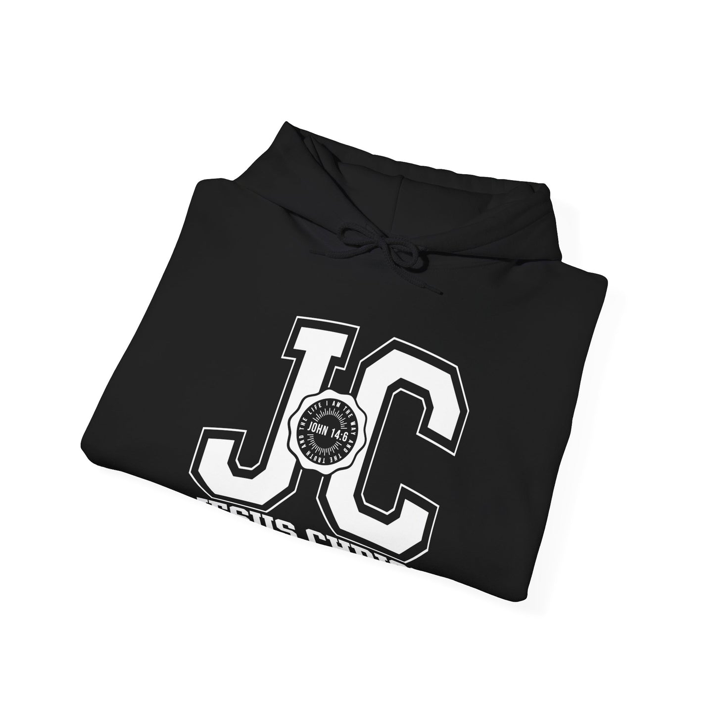 JC Jesus Christ Unisex Christian Hooded Pullover Sweatshirt