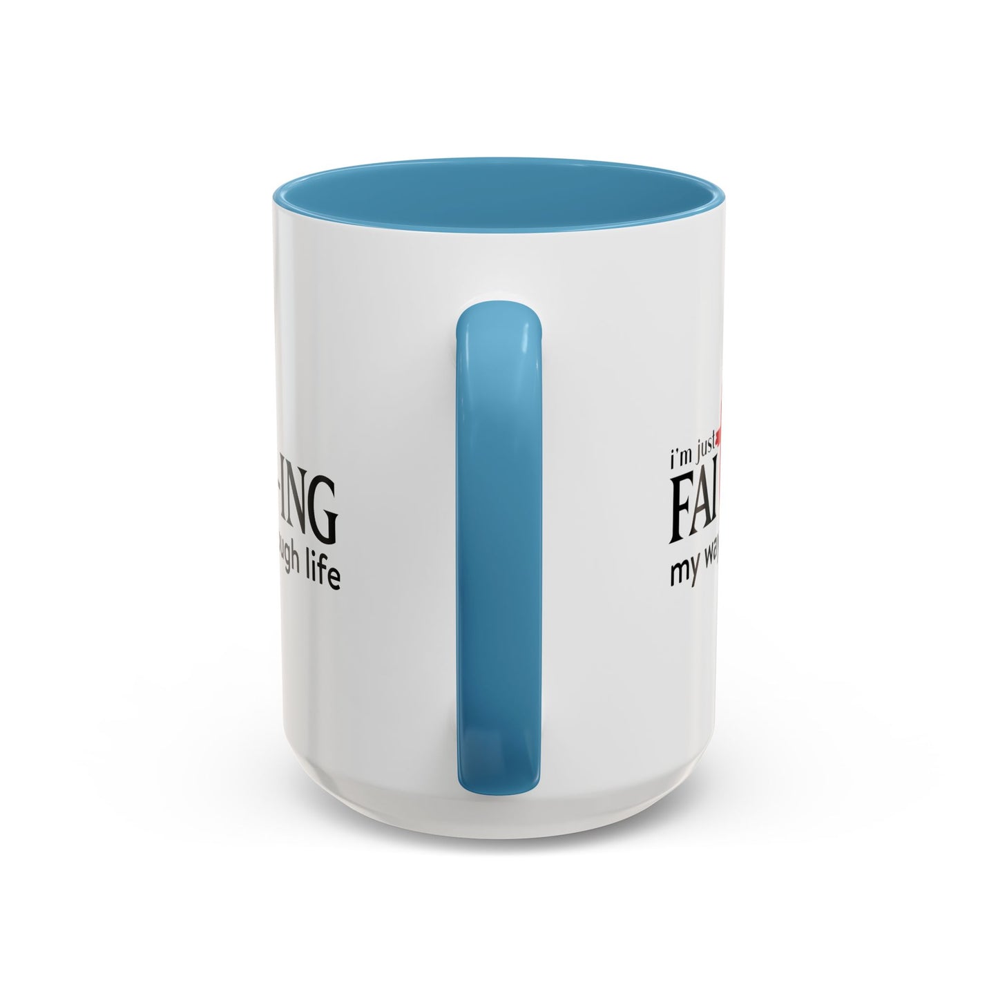 Faith-Inspired Coffee Accent Mug - Motivational Drinkware for Daily Inspiration