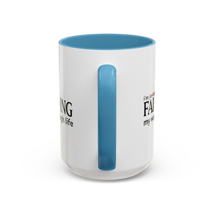 Faith-Inspired Coffee Accent Mug - Motivational Drinkware for Daily Inspiration