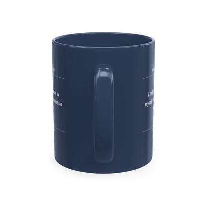 Inspirational Prayer Request Ceramic Mug — 'Lord, Keep My Hands...' Religious Gift