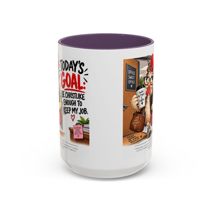 Today's Goal Christian Coffee Mug – Be Christlike Inspirational Bible Verse Mug