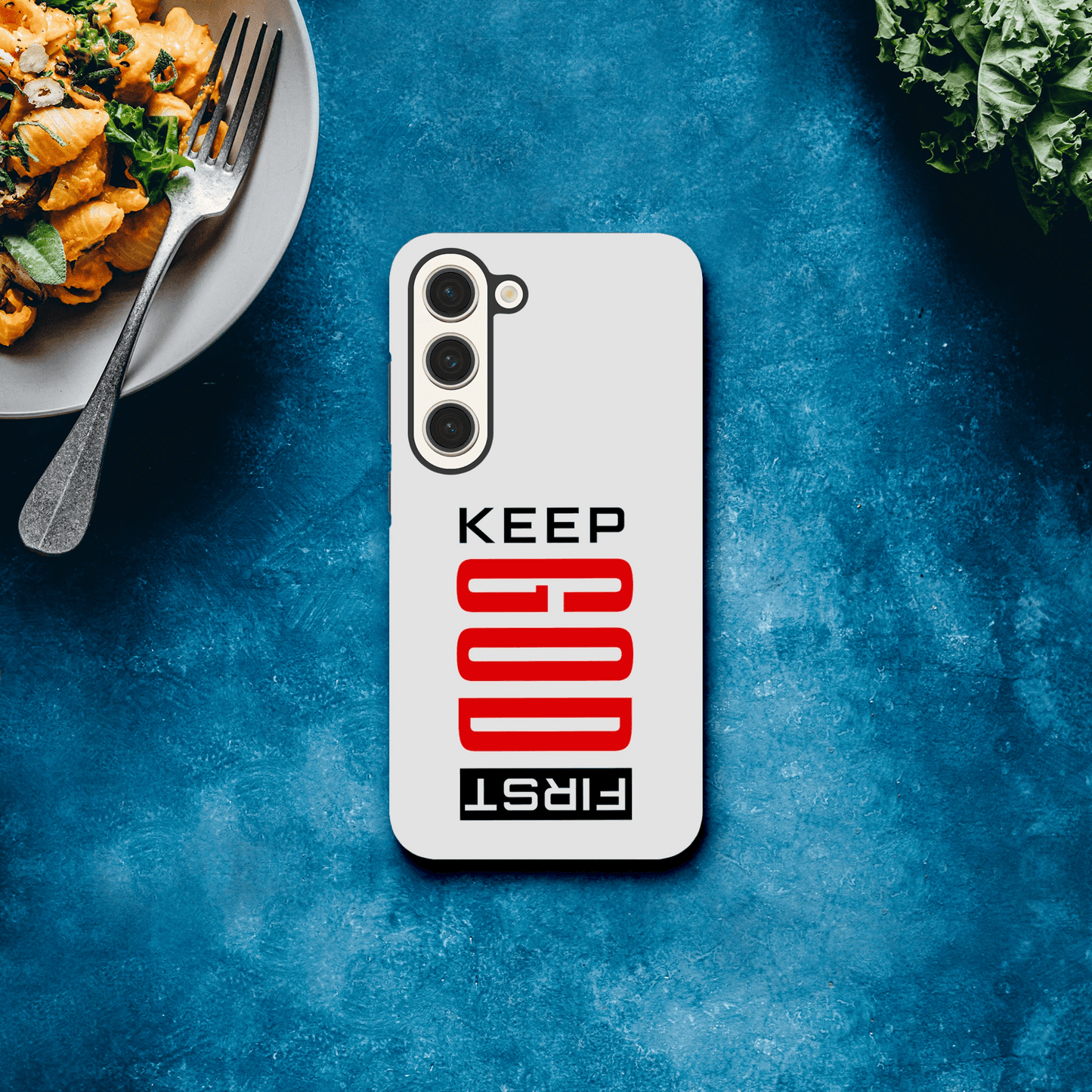 Keep Him First Christian Tough Phone Case For Samsung Galaxy - ClaimedbyGodDesigns
