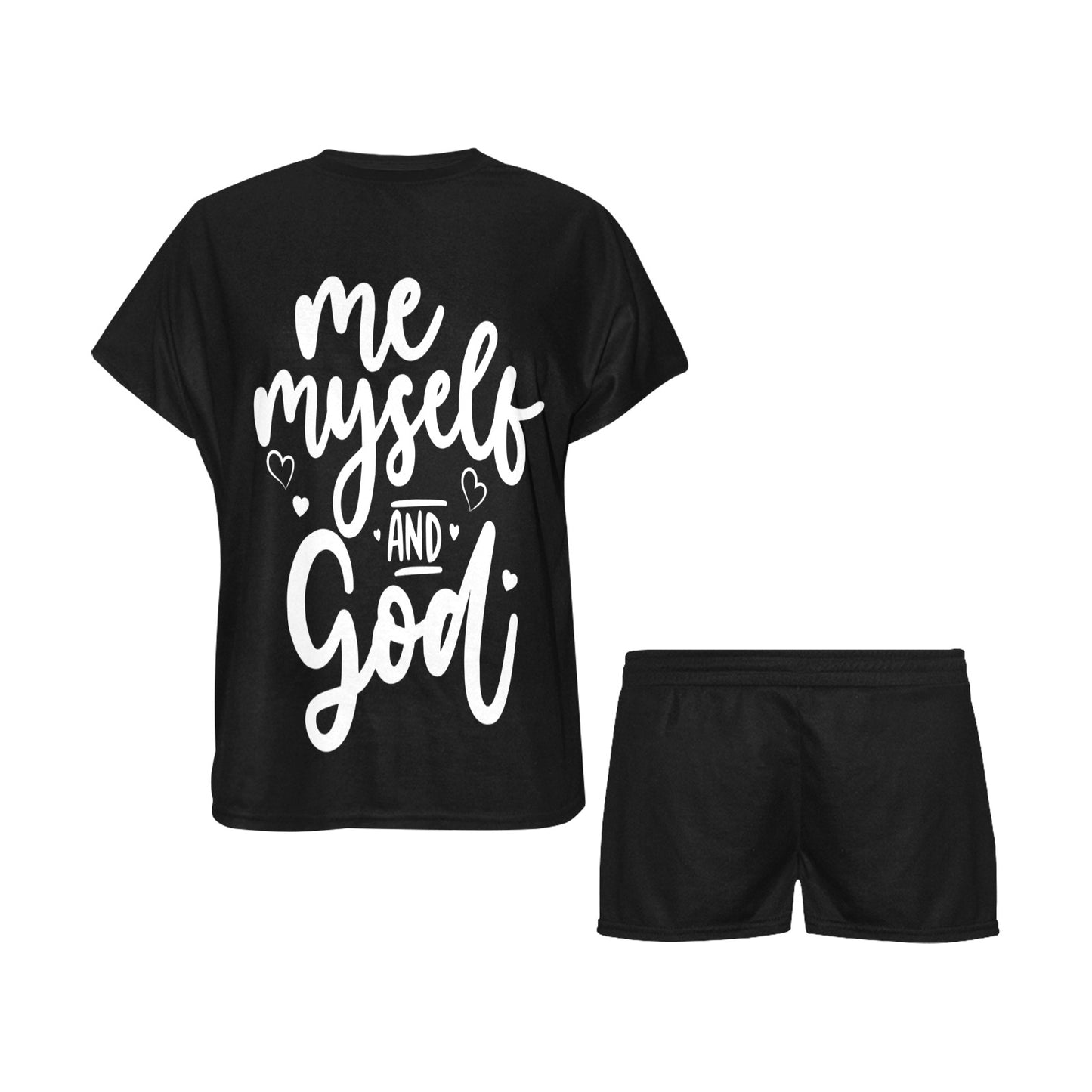 Me Myself and Him Women's Christian Short Pajama Set