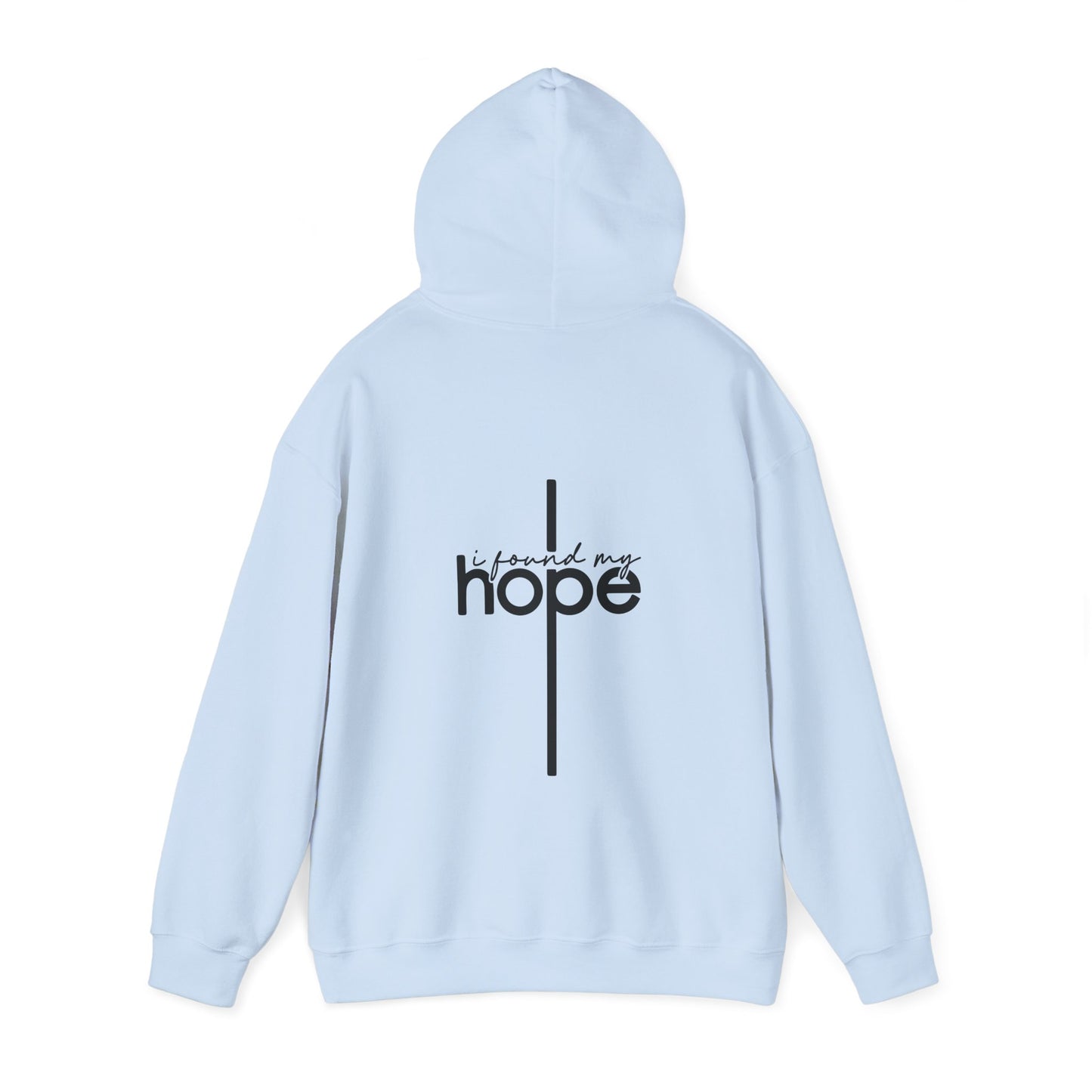 Jesus I Found My Hope  Unisex Christian Hooded Pullover Sweatshirt