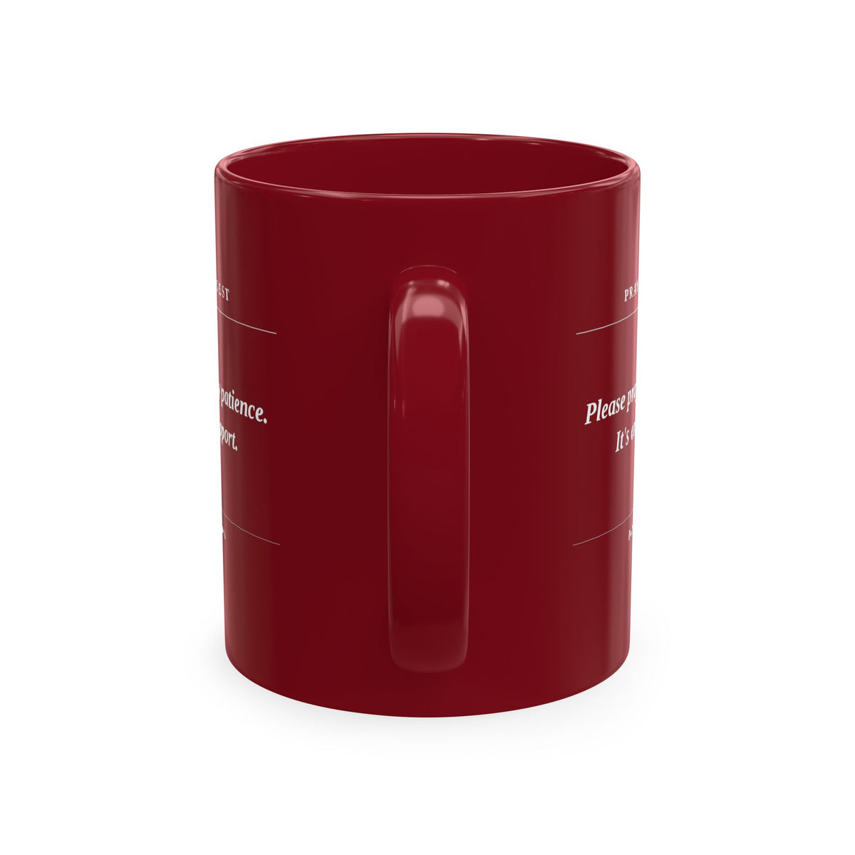 Prayer Request Ceramic Mug — 'Please Pray for Me' Inspirational Coffee Cup