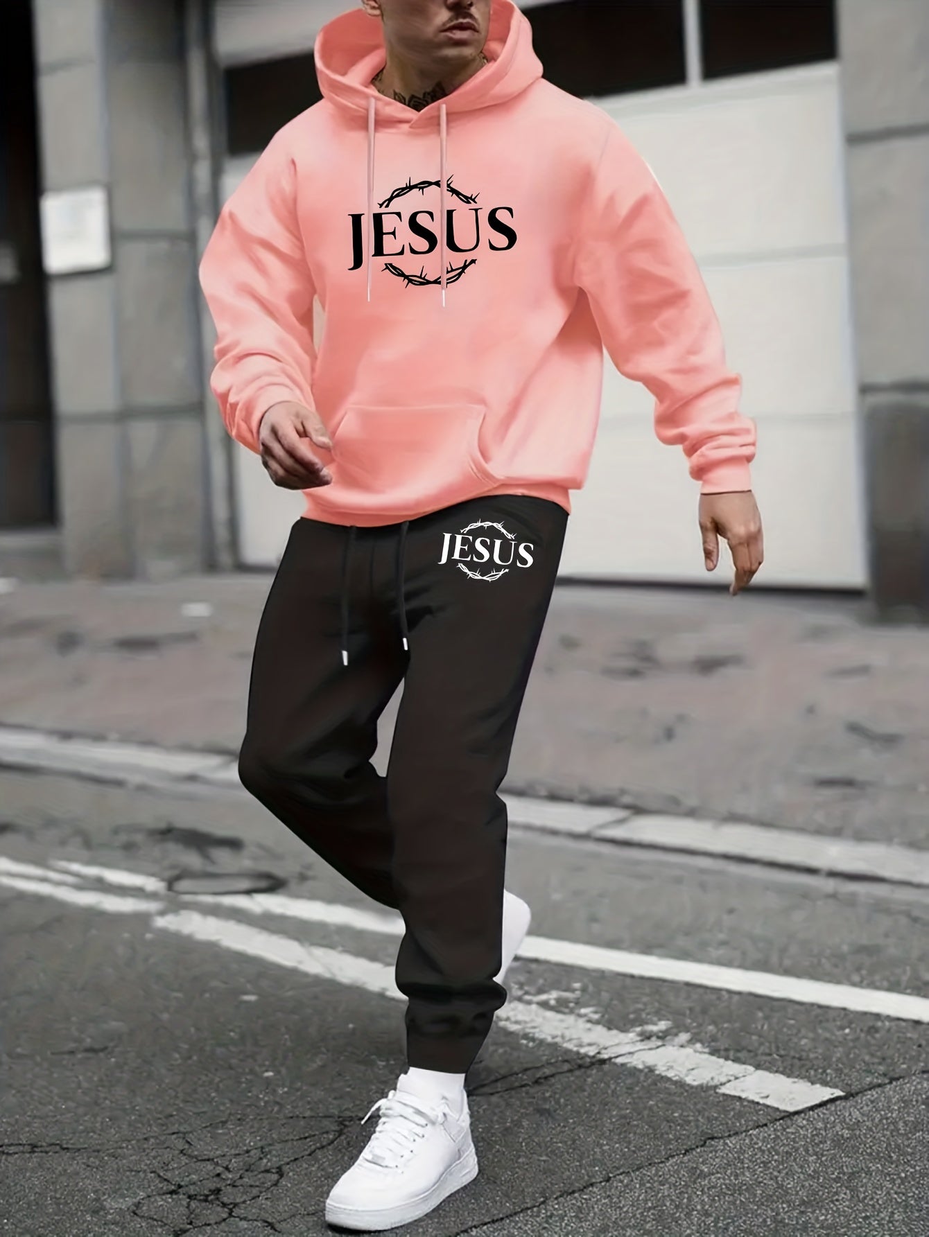 JESUS Men's Christian Casual Outfit claimedbygoddesigns